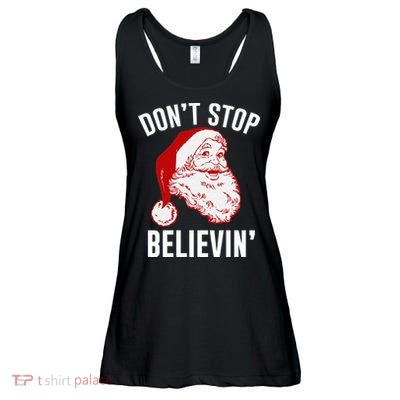 Don't Stop Believing Ladies Essential Flowy Tank