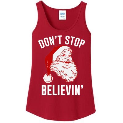 Don't Stop Believing Ladies Essential Tank