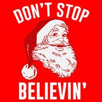 Don't Stop Believing Mesh Reversible Basketball Jersey Tank