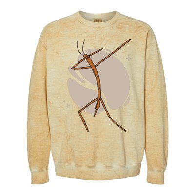 Dabbing Stick Bug Colorblast Crewneck Sweatshirt