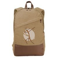 Dabbing Stick Bug Cotton Canvas Backpack