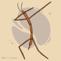 Dabbing Stick Bug Zip Tote Bag