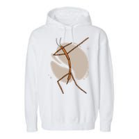 Dabbing Stick Bug Garment-Dyed Fleece Hoodie