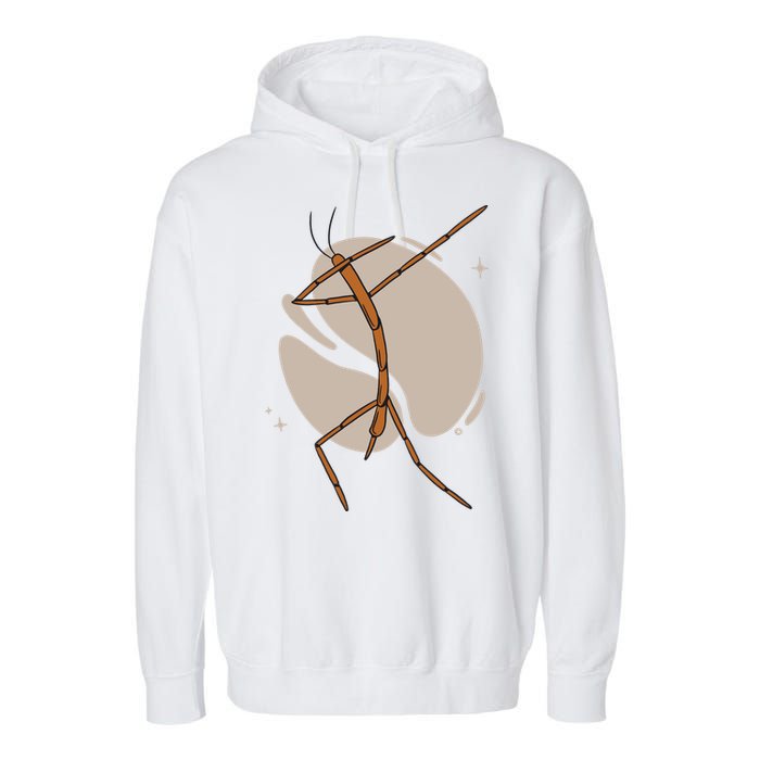 Dabbing Stick Bug Garment-Dyed Fleece Hoodie
