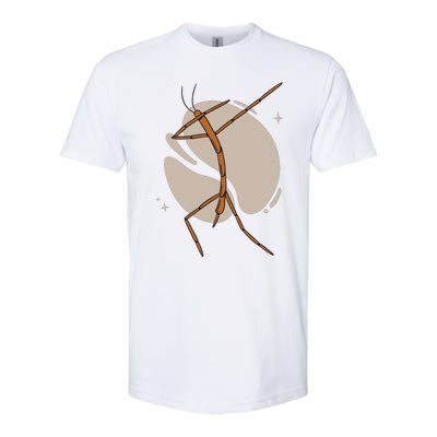 Dabbing Stick Bug Softstyle® CVC T-Shirt