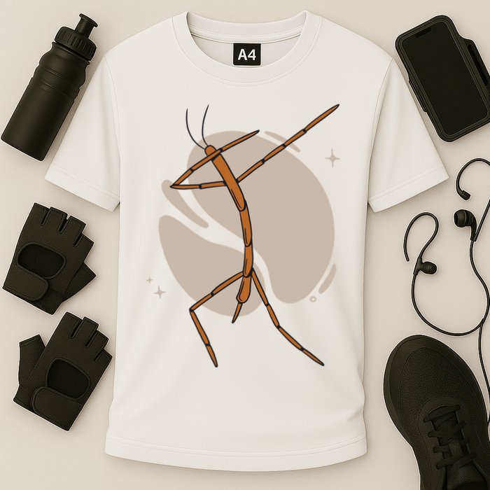 Dabbing Stick Bug Cooling Performance Crew T-Shirt