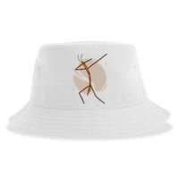 Dabbing Stick Bug Sustainable Bucket Hat