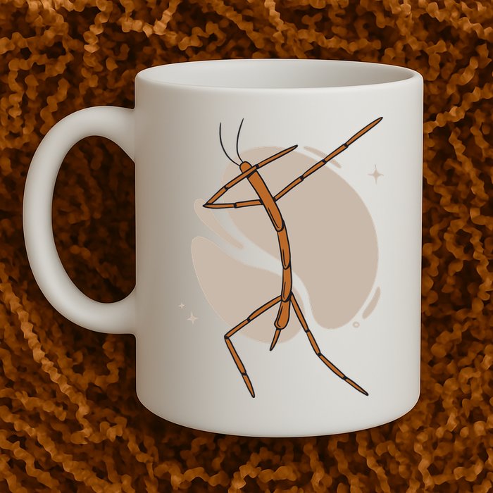 Dabbing Stick Bug Mug