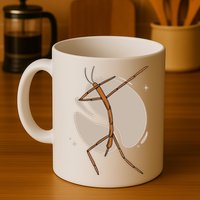 Dabbing Stick Bug Mug