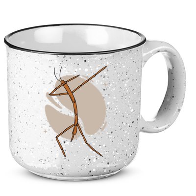 Dabbing Stick Bug 15oz Campfire Ceramic Mug