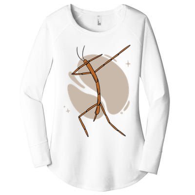 Dabbing Stick Bug Women's Perfect Tri Tunic Long Sleeve Shirt