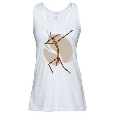 Dabbing Stick Bug Ladies Essential Flowy Tank