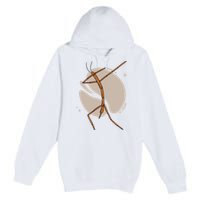 Dabbing Stick Bug Premium Pullover Hoodie