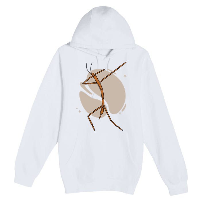 Dabbing Stick Bug Premium Pullover Hoodie