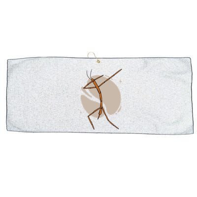 Dabbing Stick Bug Large Microfiber Waffle Golf Towel