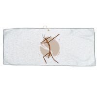 Dabbing Stick Bug Large Microfiber Waffle Golf Towel