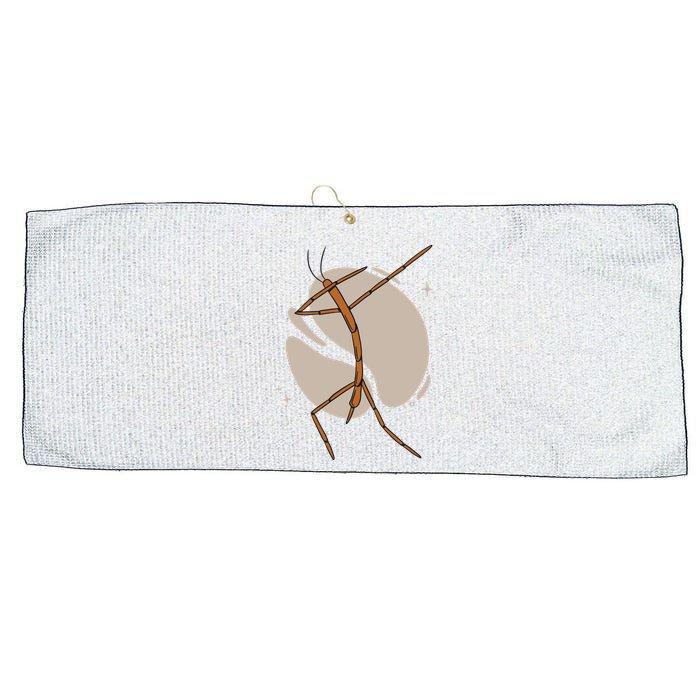 Dabbing Stick Bug Large Microfiber Waffle Golf Towel
