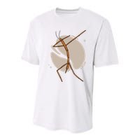 Dabbing Stick Bug Youth Performance Sprint T-Shirt