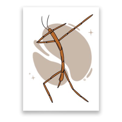 Dabbing Stick Bug Poster