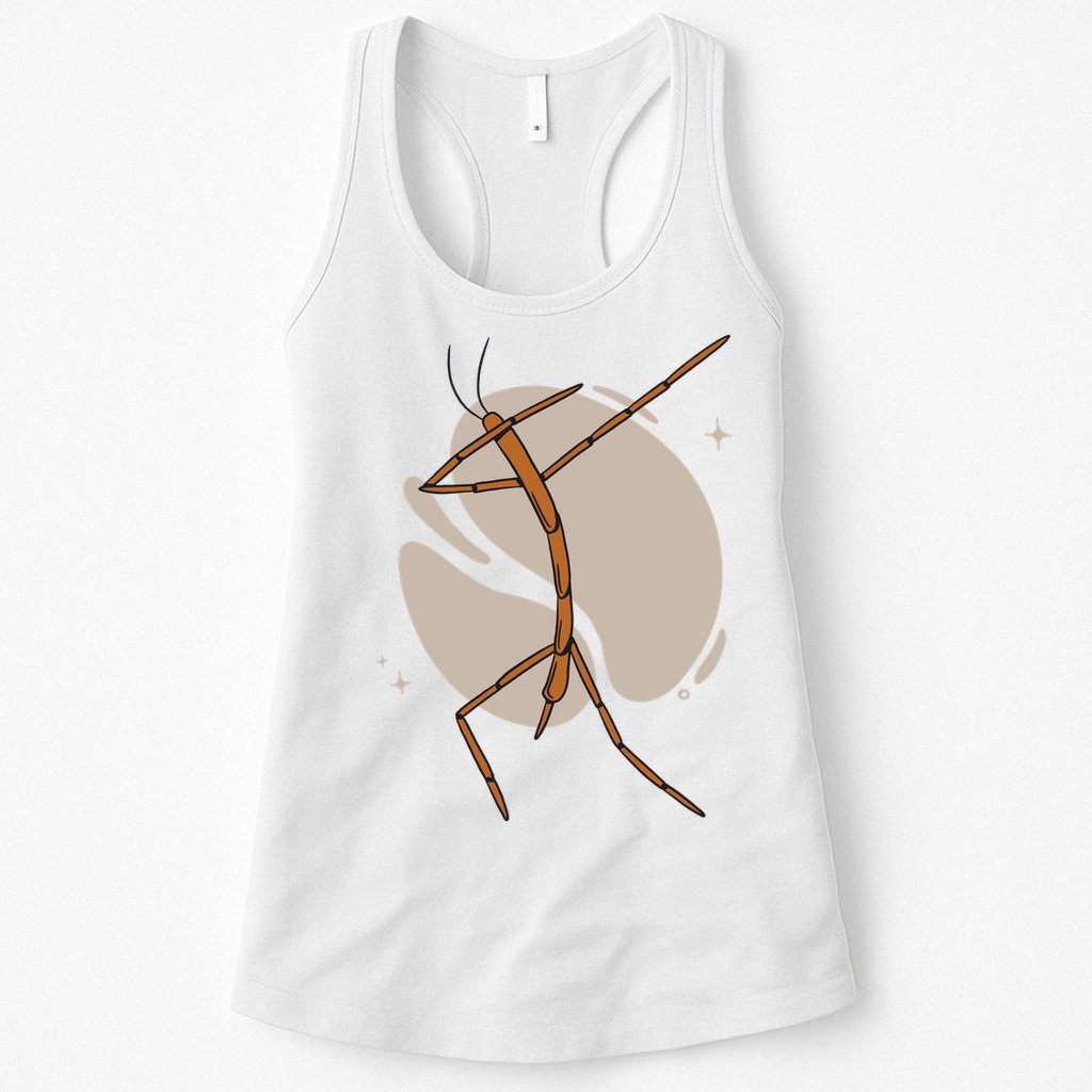 Dabbing Stick Bug Womens Tank Top
