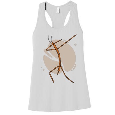 Dabbing Stick Bug Women's Racerback Tank