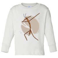 Dabbing Stick Bug Toddler Long Sleeve Shirt