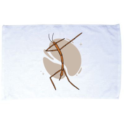 Dabbing Stick Bug Microfiber Hand Towel
