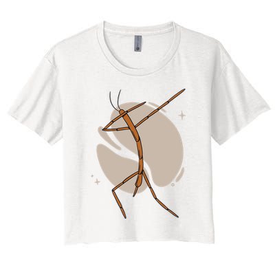 Dabbing Stick Bug Crop Top