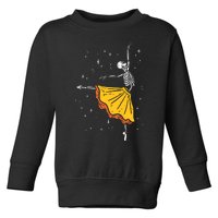 Dancing Skeleton Ballerina Ballet Dance Halloween Girl Women Toddler Sweatshirt