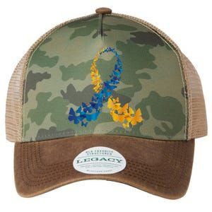 Down Syndrome Butterfly Awareness Legacy Tie Dye Trucker Hat