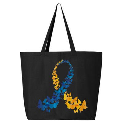 Down Syndrome Butterfly Awareness 25L Jumbo Tote