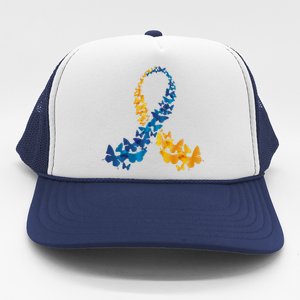 Down Syndrome Butterfly Awareness Trucker Hat