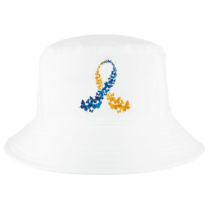 Down Syndrome Butterfly Awareness Cool Comfort Performance Bucket Hat