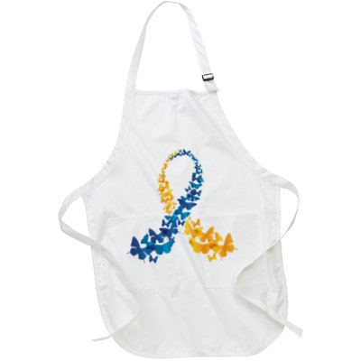 Down Syndrome Butterfly Awareness Apron