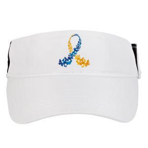 Down Syndrome Butterfly Awareness Adult Drive Performance Visor