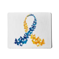 Down Syndrome Butterfly Awareness Mousepad