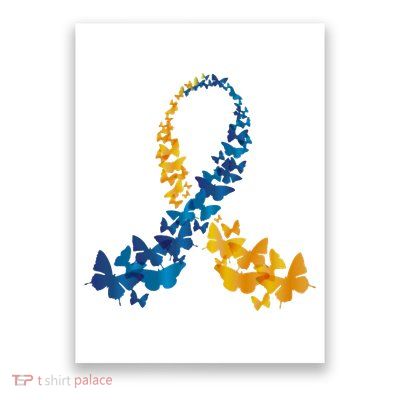 Down Syndrome Butterfly Awareness Poster