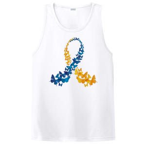 Down Syndrome Butterfly Awareness PosiCharge Competitor Tank