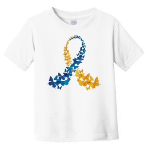 Down Syndrome Butterfly Awareness Toddler T-Shirt