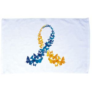 Down Syndrome Butterfly Awareness Microfiber Hand Towel