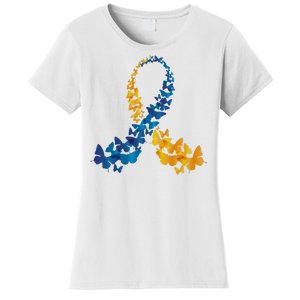 Down Syndrome Butterfly Awareness Women's T-Shirt