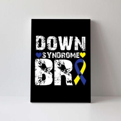 Down Syndrome Bro Family Matching For Down Syndrome Awareness Gift Canvas