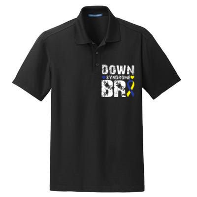 Down Syndrome Bro Family Matching For Down Syndrome Awareness Gift Dry Zone Grid Polo