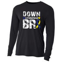 Down Syndrome Bro Family Matching For Down Syndrome Awareness Gift Cooling Performance Long Sleeve Crew