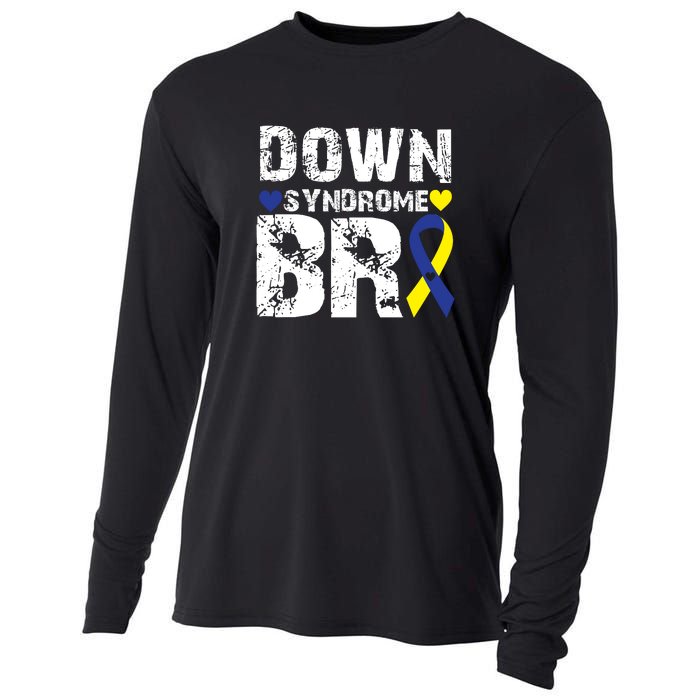 Down Syndrome Bro Family Matching For Down Syndrome Awareness Gift Cooling Performance Long Sleeve Crew