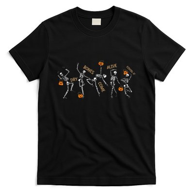 Dancing Skeleton Bible Verse Dry Bones Come Alive Christian T-Shirt