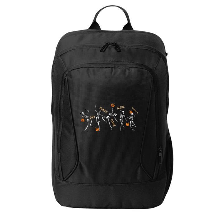 Dancing Skeleton Bible Verse Dry Bones Come Alive Christian City Backpack
