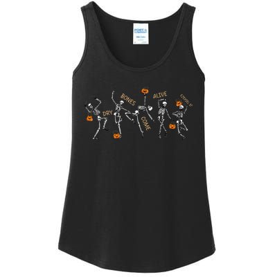 Dancing Skeleton Bible Verse Dry Bones Come Alive Christian Ladies Essential Tank