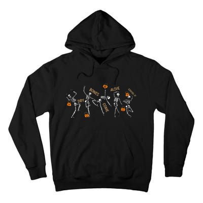 Dancing Skeleton Bible Verse Dry Bones Come Alive Christian Tall Hoodie