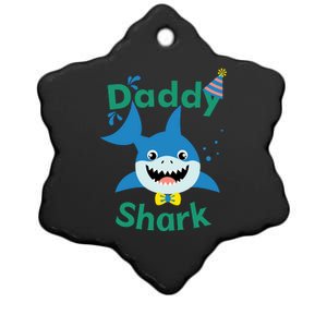 Daddy Shark Birthday Party Matching Family Ceramic Star Ornament